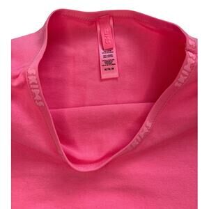 SKIMS Cotton Logo Super Cropped T-Shirt Bubble Gum Pink Size Medium